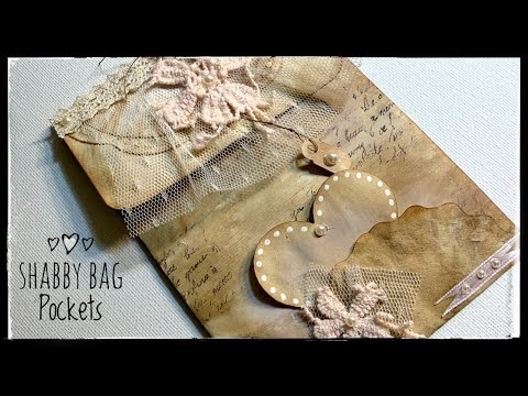 Shabby Bags with Toppers - Tutorial - Journal Ephemera - Happy Mail