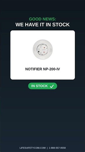 Notifier NP-200-IV — In Stock | Life Safety Consultants