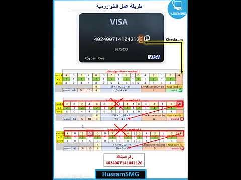 خوارزمية لون Luhn Algorithm