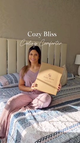 Cozy Bliss Seersucker Cooling Comforter Queen Size, Q-Max 0.45 Reversible Lightweight Cooling Blanket, Breathable Silk Smooth Summer Bedding Quilt for Hot Sleepers Night Sweats Dark Grey