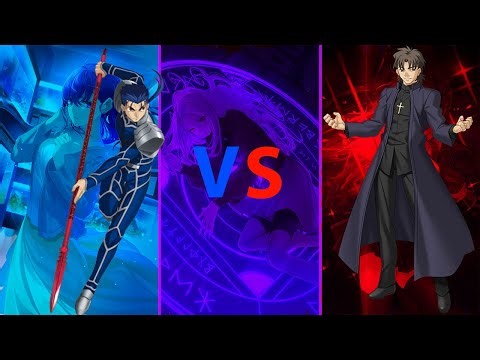 Fate Unlimited Code Lancer vs Kotomine