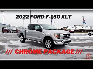 2022 Ford F-150 XLT 3.5L EcoBoost Chrome Package Review and Walk Around | Iconic Silver Metallic