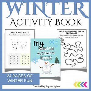 My Winter Activity Book - Fun and Engaging Winter-Themed Activities for Kids