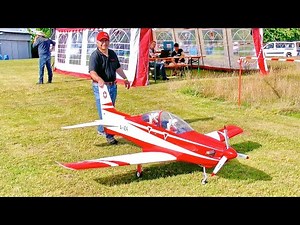 NICE RC AIRPLANE PC-21 RC ELECTRIC SCALE MODEL AIRLINER / FLIGHT DEMONSTRATION !!!