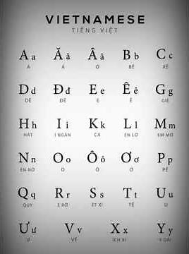Vietnamese Alphabet ( Northern & Southern Accent ) #vietnamese #alphabet #language #việtnam #yt