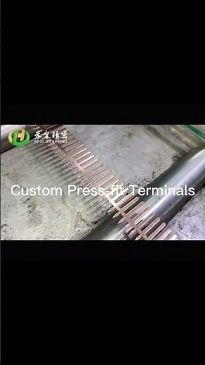 Custom Press-fit Terminals | Progressive Stamping | Compliant Pins