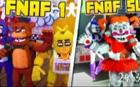 优良的FNAF1 to fnaf sl 地图介绍