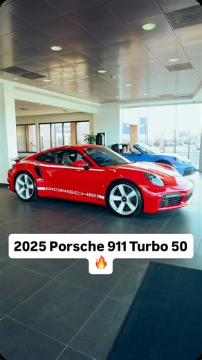 Isringhausen Imports | This 2025 Porsche 911 Turbo 50 Years arrives finished in iconic Guards Red over Black. Equipped with the Heritage Design Package, Sport... | Instagram