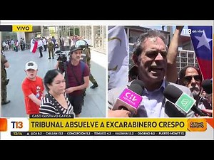 Reacciones tras decisión de Tribunal de absolver a excarabinero Claudio Crespo en caso Gatica