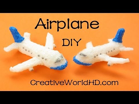 How to Make Airplane/Boeing/Jet - 3D Printing Pen Creations/Scribbler DIY Tutorial