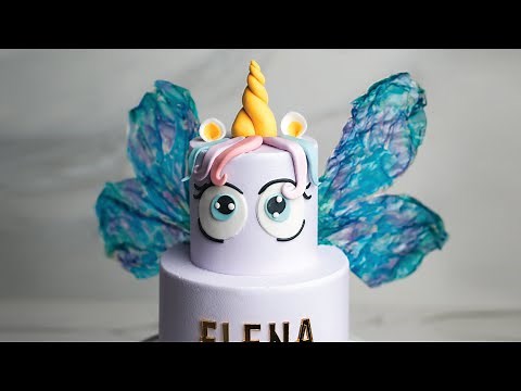Unicorn Fairy Cake Tutorial with Edible Wings