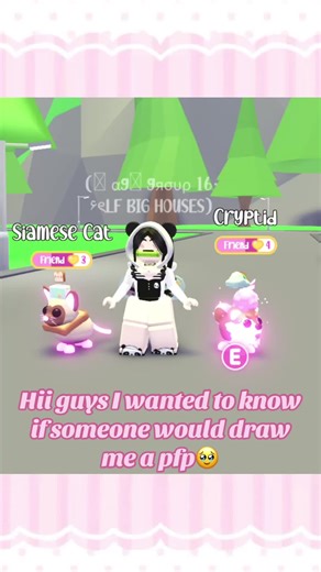 Request for Drawing Cute Adopt Me Avatar PFP