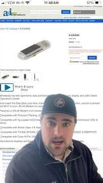 New Wireless Transfer USB For Non-John Deere Displays #johndeere #agriculture #farming #tractor #ai