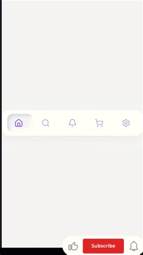 Liquid Tab Bar Animation | HTML CSS & JavaScript Tutorial #webdevelopment #shorts #coding