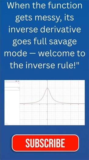 Quick Calculus: Inverse Derivative Goes Savage 😈