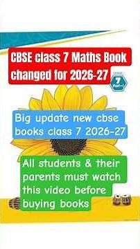 CBSE Class 7 New Maths Book 2026-27 🔥 | NCERT New Syllabus & Chapters Explained | Big Update #cbse