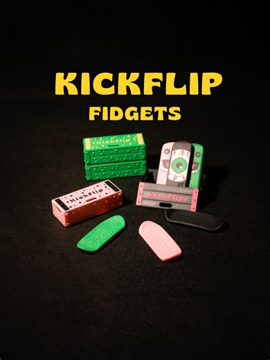 KickFlip Magnetic Fidget, Skateboard Desk Fidget, Fidgets, Pickle Fidget, Sensory Skateboard Fidget, Trickster Skateboard Fidget - Etsy België