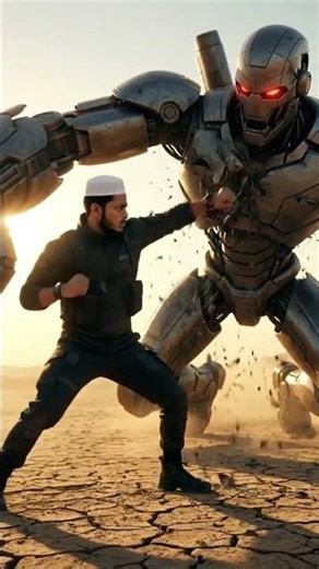 Human vs Robot… Who Wins? 🤖🔥