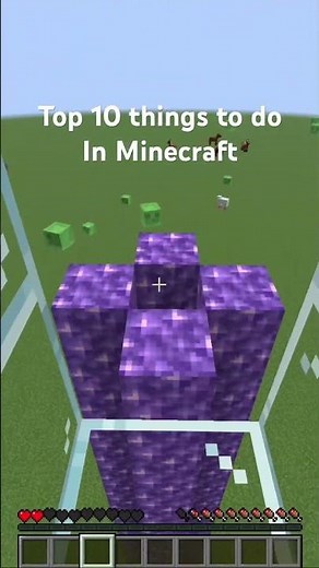 Top 10 things you can do in Minecraft 🤩 #minecraft
