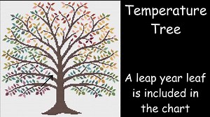 Temperature Tree Cross Stitch Pattern PDF - INSTANT DOWNLOAD - Etsy UK