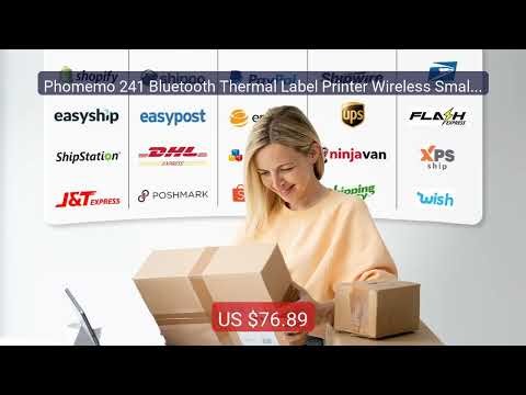 Phomemo 241 Bluetooth Thermal Label Printer Wireless Small Shi... — Hot Deal 2026 | Limited Offer!