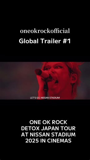 ONE OK ROCK Detox Japan Tour 2025 Cinematic Trailer