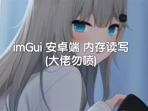 ImGui 安卓端 内存读写载入教学