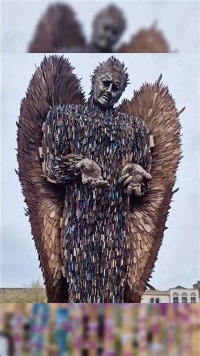 This Statue Is Built From Real Crime Weapons 😨🔪|Knife Angel Explained