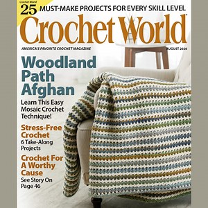 Get 20 GORGEOUS crochet designs included in every issue! 😊 Subscribe today to get a FREE GIFT 🎁 | Crochet World Magazine
