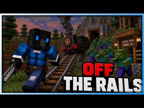 100 DAYS vs ENDLESS Zombie Hordes in Minecraft... | Minecraft: Off The Rails - Part 1