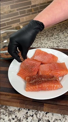 Hot smoked salmon