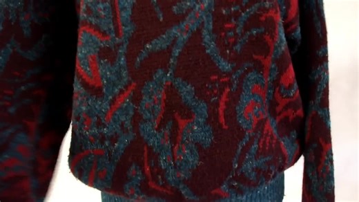 Vintage 80s abstract oversized sweater, 1980s wool abstract sweater, 1980s retro geometric knit sweater, 80s slouchy crew neck cozy sweater