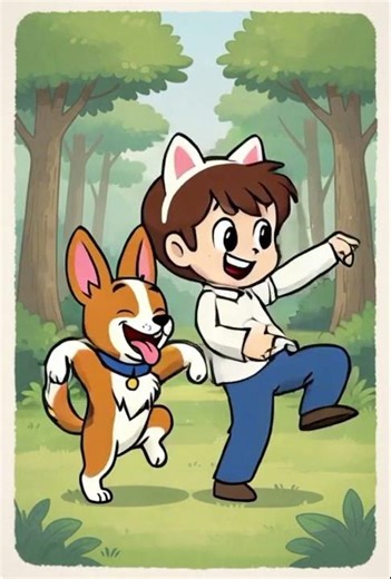 Dog and man dancing together 12sec 💫💥💞💥💫💞