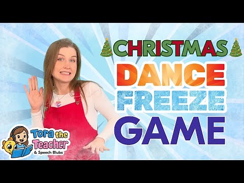 Action Song for Kids | Christmas Dance Freeze Game | Circle Time