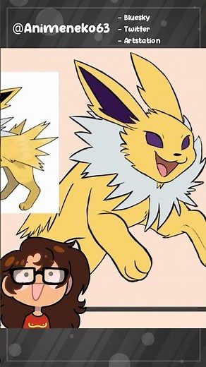 Don't Think, Just Draw: Jolteon #short #art