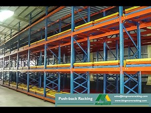 Push Back Racking - Kingmore Racking