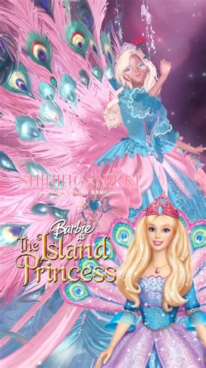 barbie as the island princess, the princess "rosella" 💗🦚✨#shiningnikki #infinitynikki #barbie #fyp