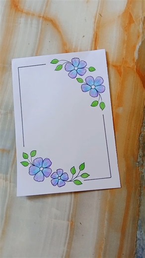 6 beautiful borderdesigns for project ##borderdesigns #projectborders #shortsfeed #easyborderdesigns