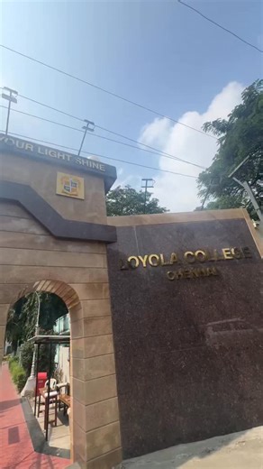 தமிழ் on Instagram: "Loyola college vlog❤️ . . .college admission and fees structure doubt Call 📞 7200113647 . . . #reels #loyola #collegevlog #thalapathi #tamilche"