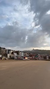 Well after a foggy start in the North Bay, and the sound of the foghorn booming around the harbour, wasn’t expecting the sun to make an appearance! Calm before the storm! 🌊☀️☁️ | All things Scarborough