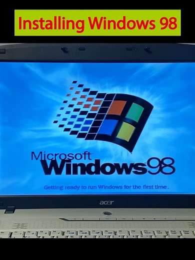 Installing Windows 98 on a 2007 Laptop Guide