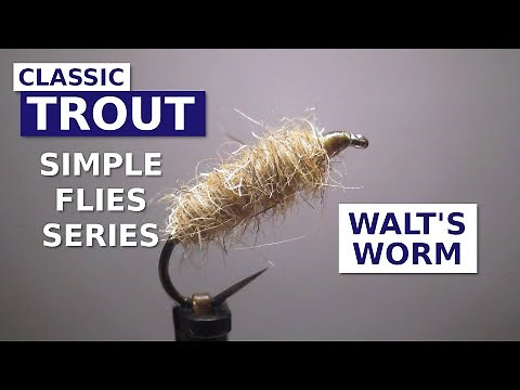 Fly Tying the Original Walt's Worm - Simple Flies Series