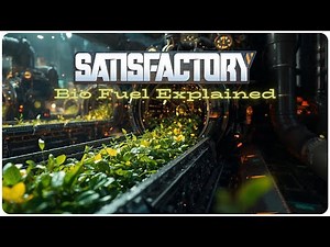 Satisfactory Infinite Bio Energy Plant: Biomass Burner to Biofuel Loop | Easy Power Forever 1.1Guide