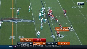 Drew Lock's frozen rope hits Jerry Jeudy for 22 yards