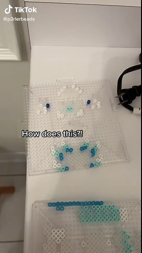 Casper the Ghost Axolotl - Cute Perler Bead Art