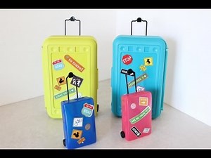 How to Make Doll Luggage | Suitcase | Plus Darbie Show Beginnings