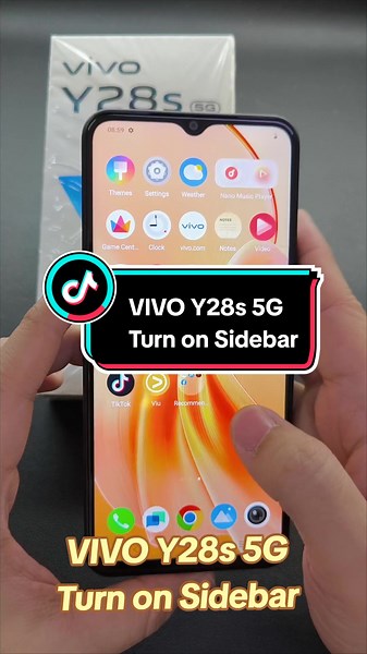VIVO Y28s 5G: How to Turn on Sidebar Features