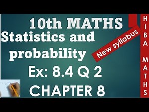 10th maths chapter 8 exercise 8.4 question 2 tn samacheer hiba maths