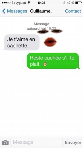 Exploring French Text Conversations on iMessage
