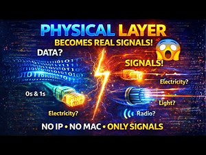 Physical Layer EXPLAINED: Where 0s & 1s Become REAL Signals ⚡